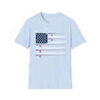 American Angler Flag  T-Shirt