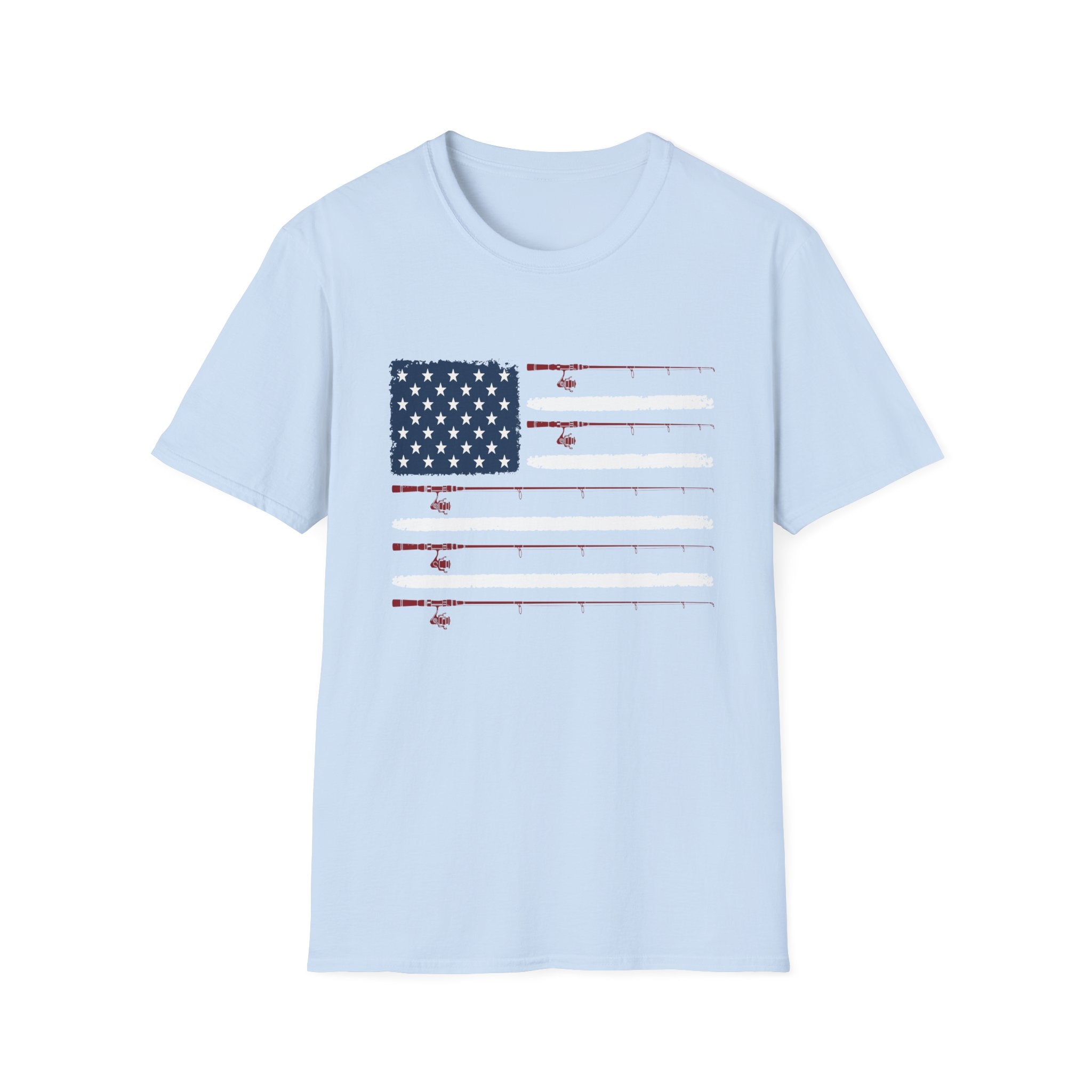 American Angler Flag  T-Shirt