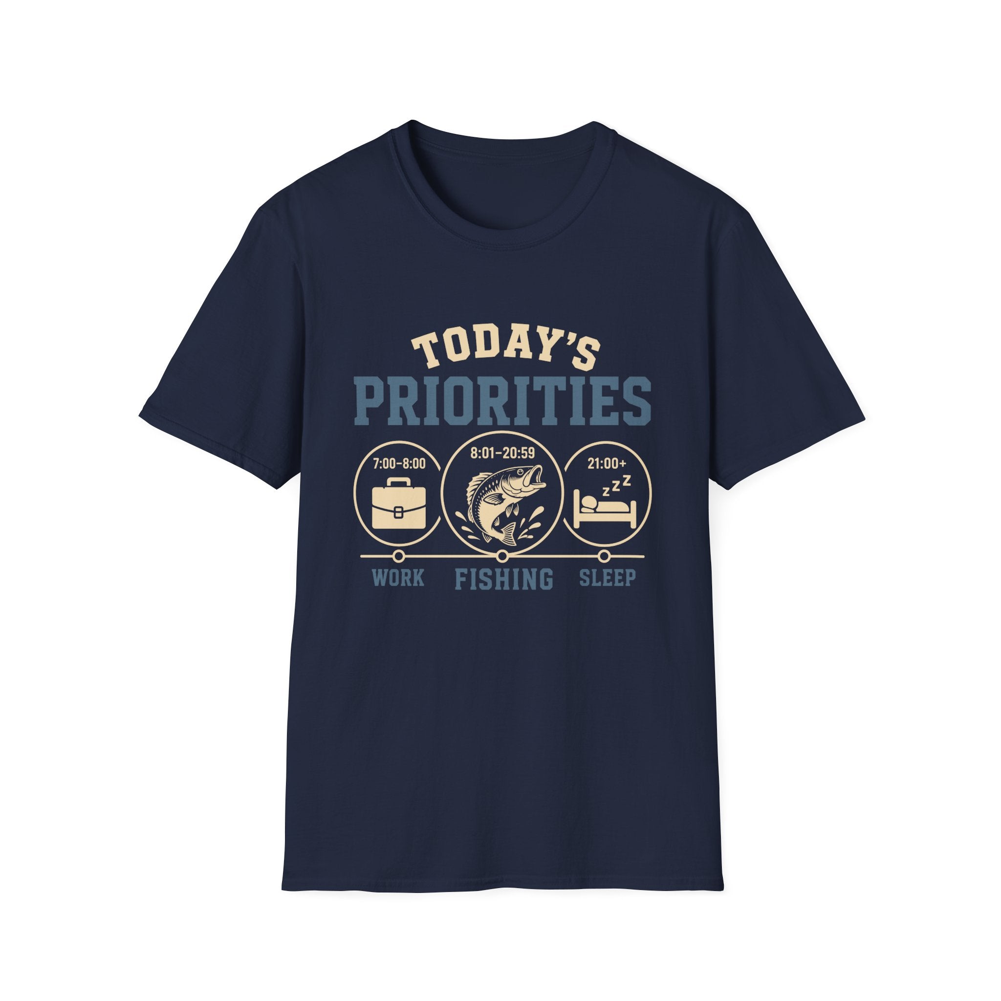 Work Fish Sleep  T-Shirt