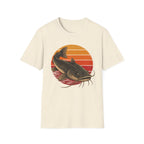 Retro Sunset Catfish  T-Shirt