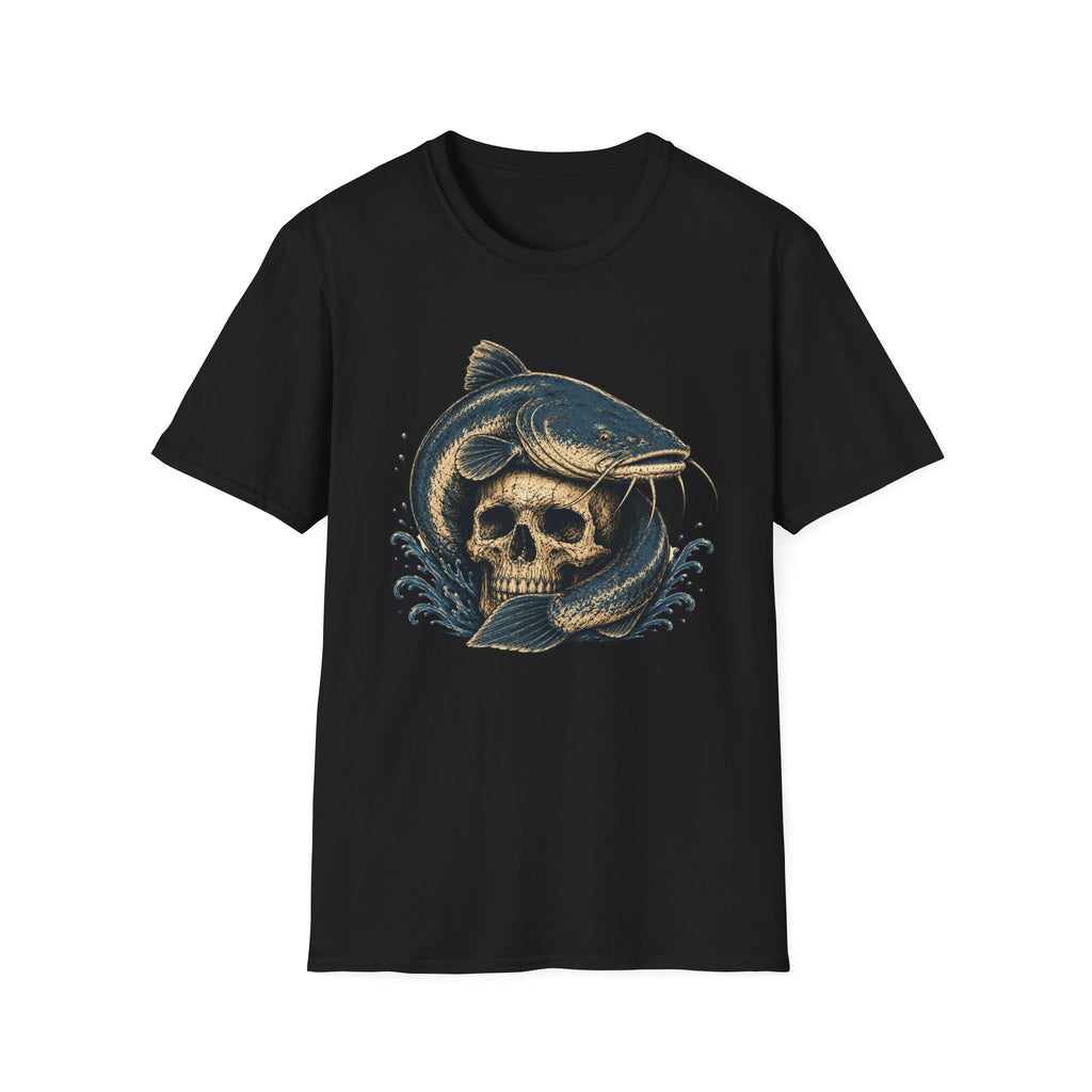 Catfish on Skull T-Shirt