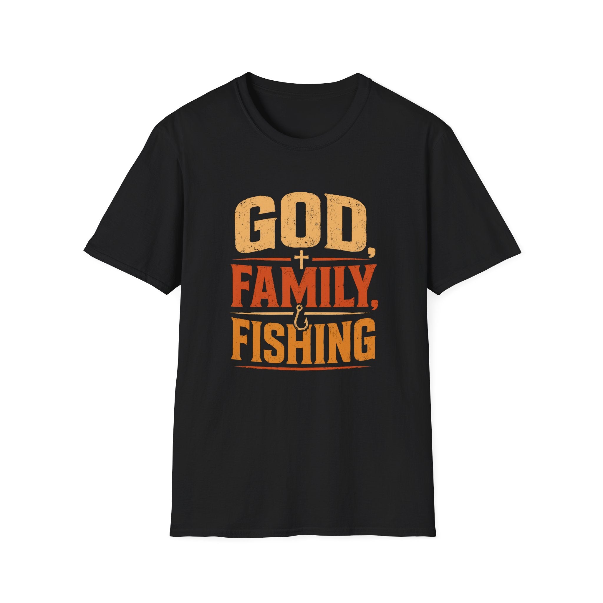 God Family Fishing  T-Shirt