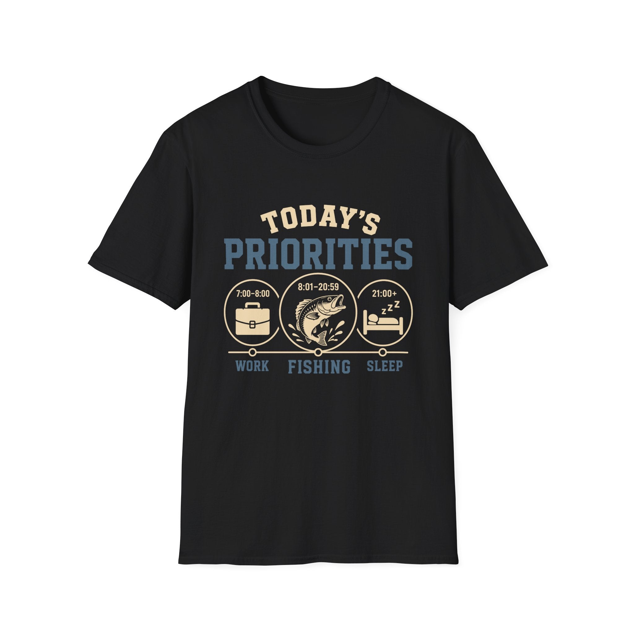 Work Fish Sleep  T-Shirt