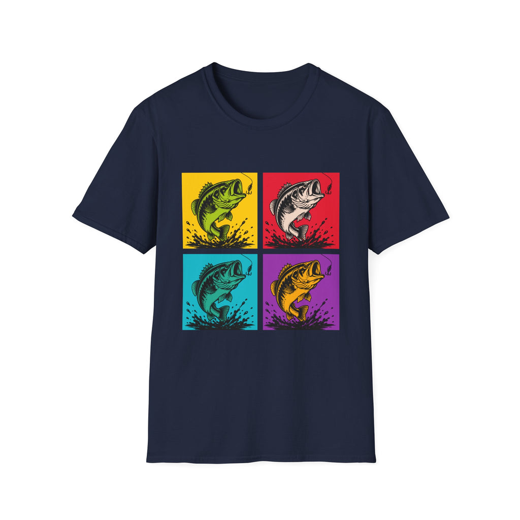 Color Splash Bass  T-Shirt