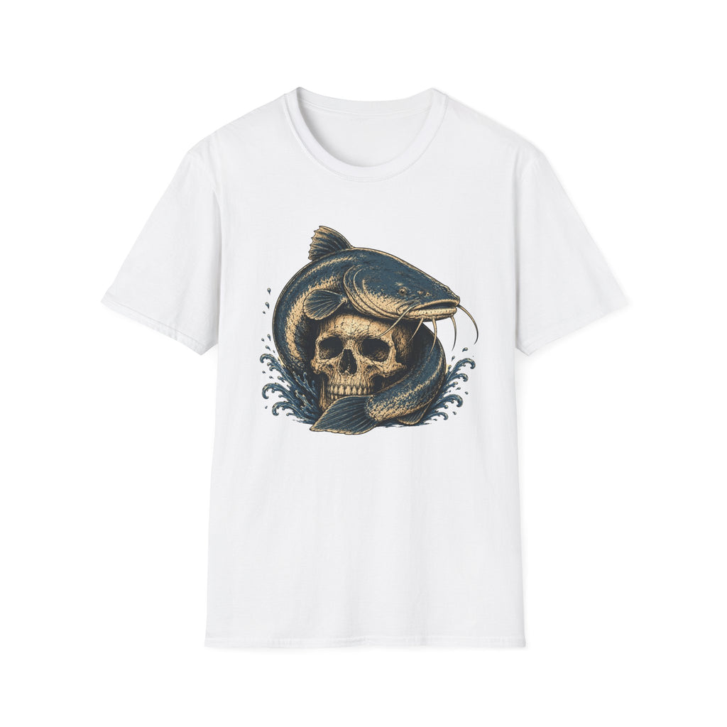 Catfish on Skull T-Shirt
